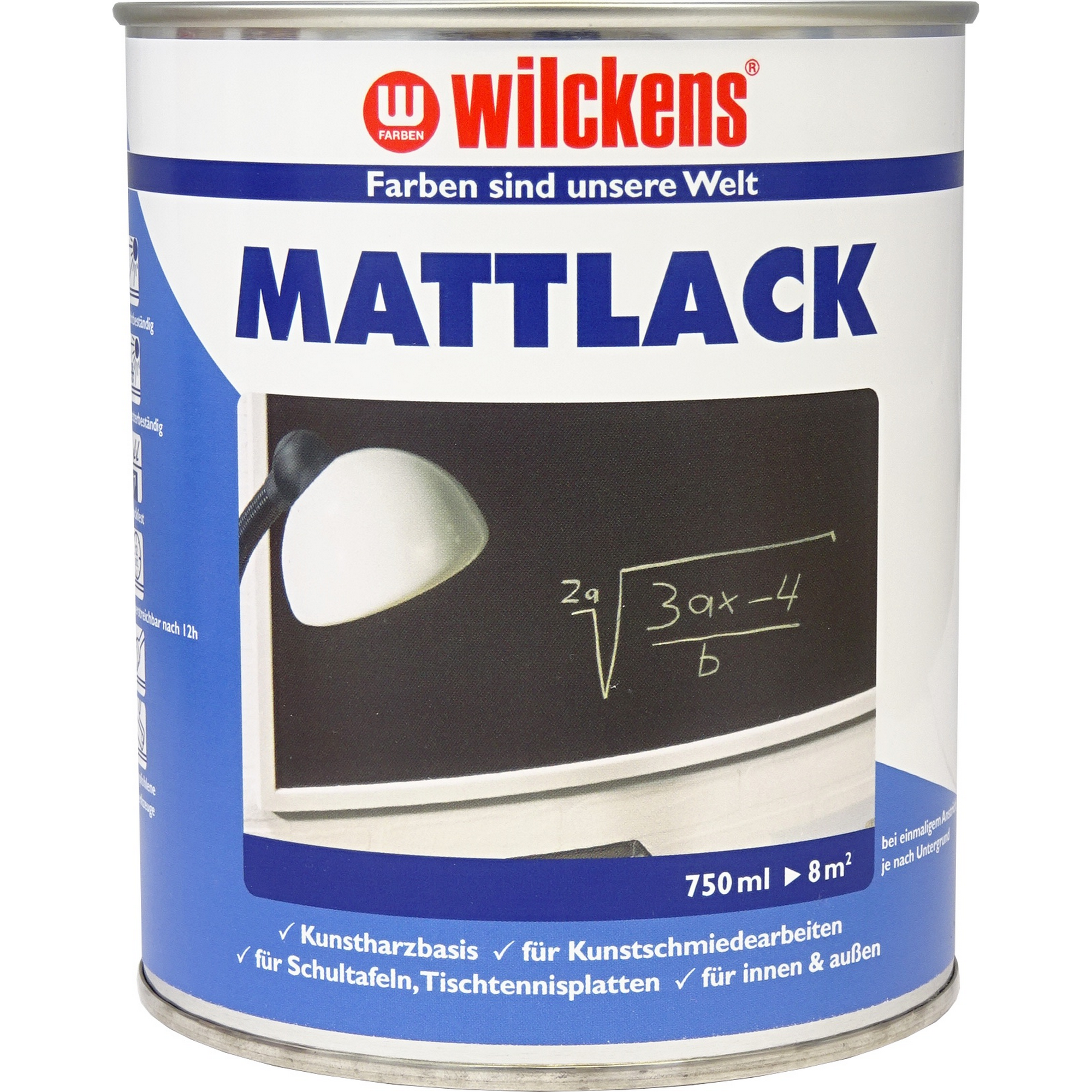 Mattlack moosgrün matt 750 ml + product picture