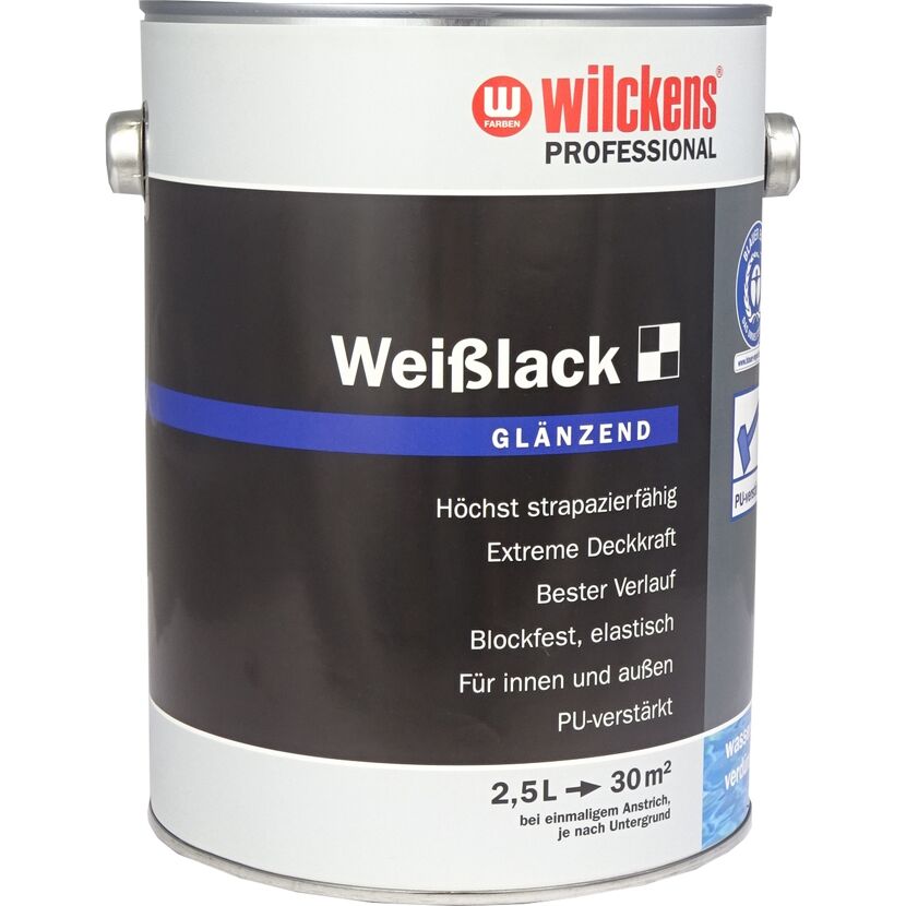 Wilckens Weißlack glänzend 2,5L