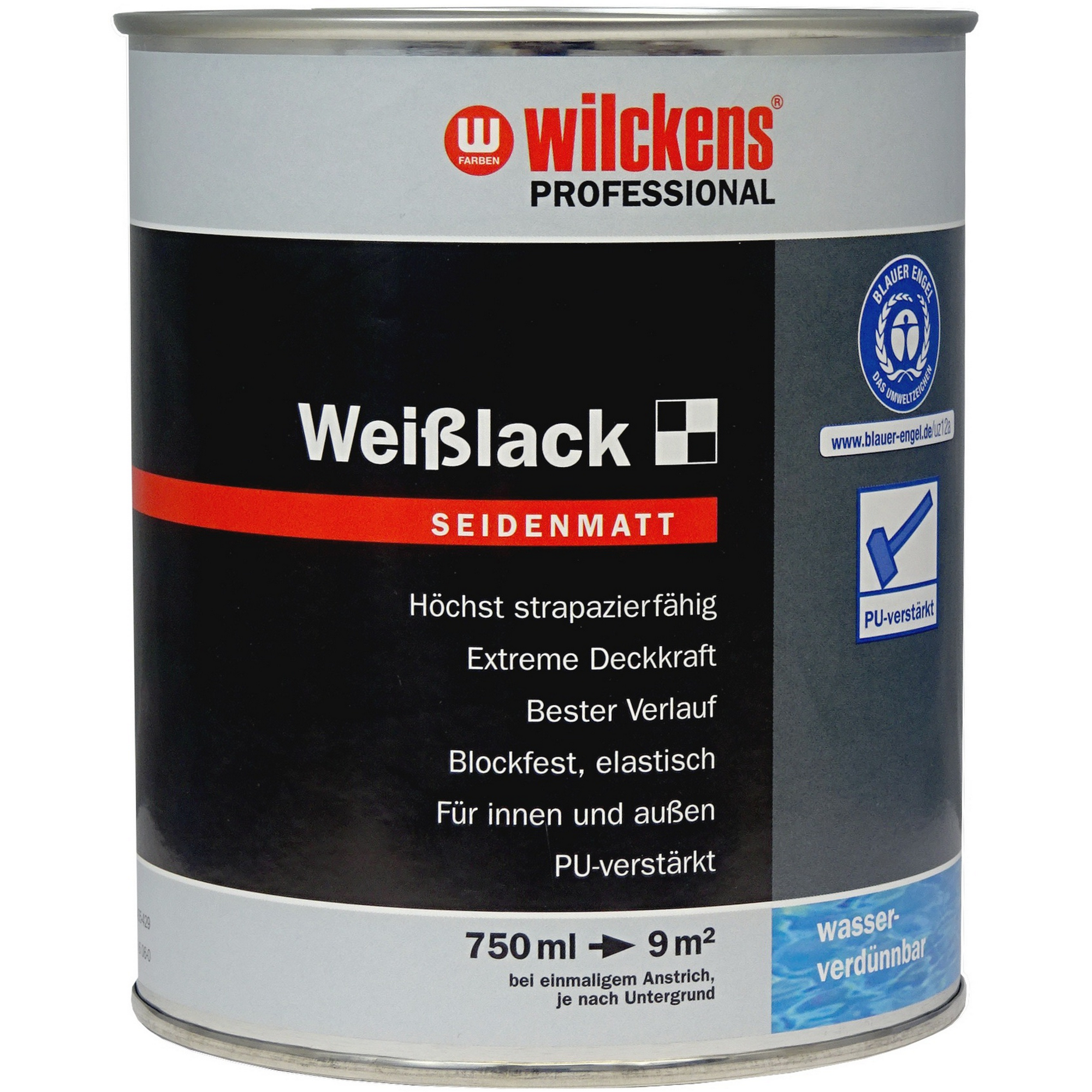 Weißlack 'Professional' weiß seidenmatt 750 ml + product picture