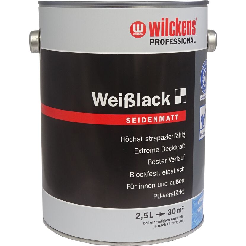Wilckens Weißlack Seidenmatt 2,5 L