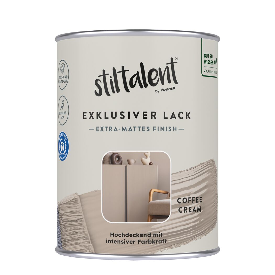 Lack 'coffee cream' Extra-matt 0,5 l