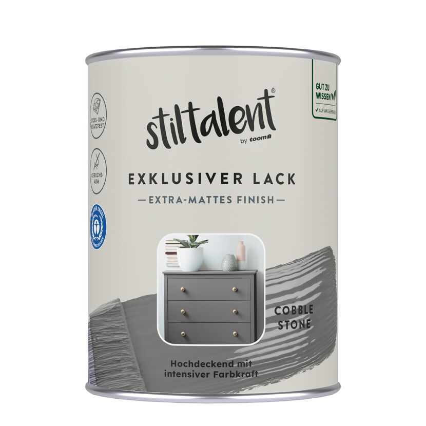 Lack 'cobble stone' Extra-matt 0,5 l