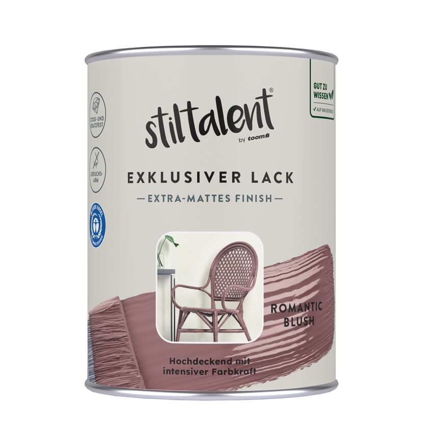 Lack 'romantic blush' Extra-matt 0,5 l
