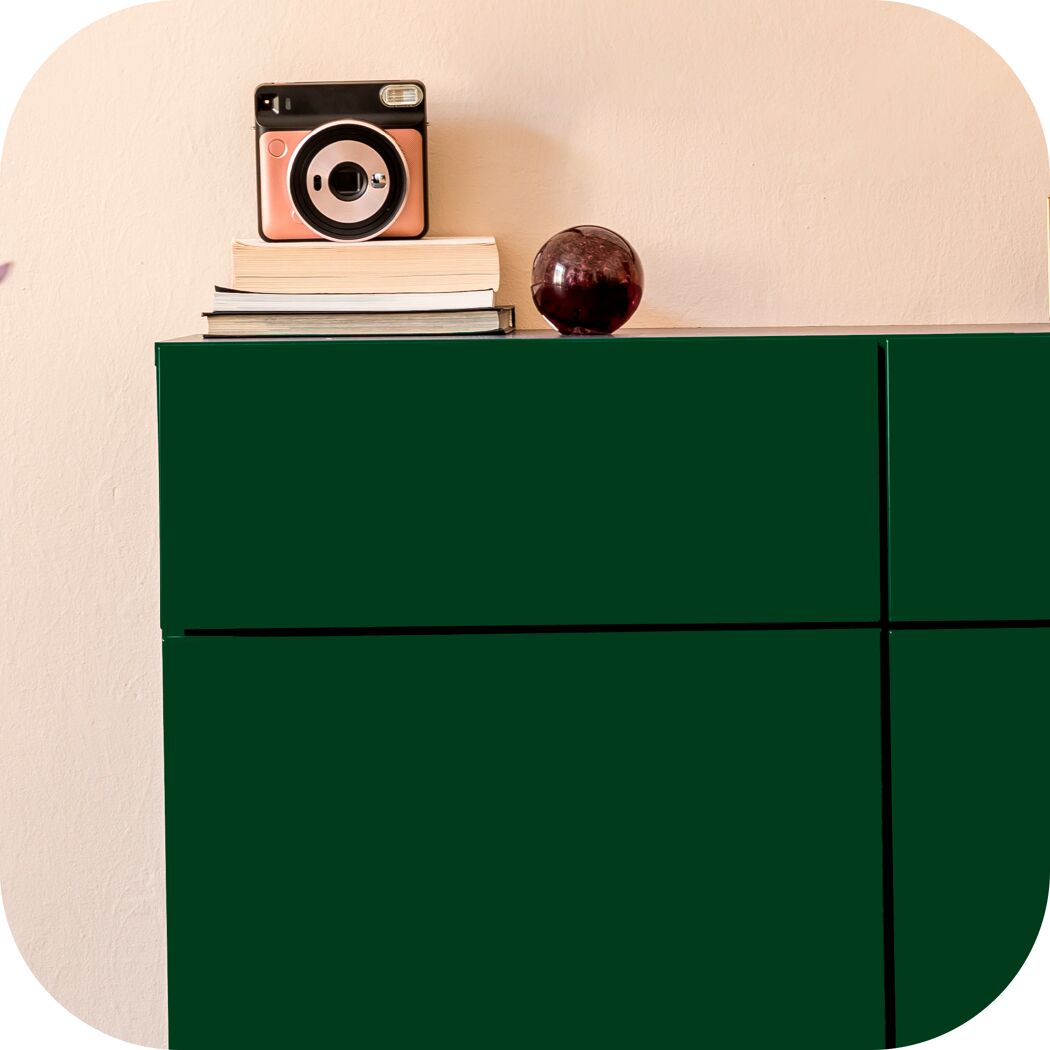 Lack 'forest green' Extra-matt 0,5 l