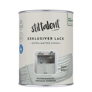 Lack 'soft grey' Extra-matt 0,5 l