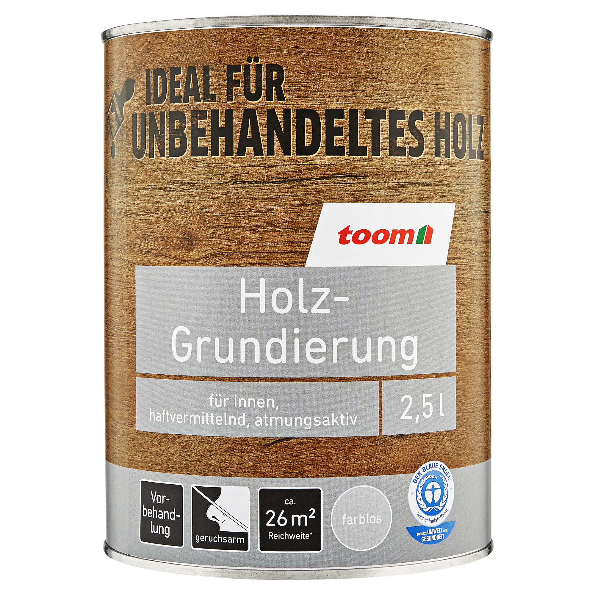 toom HolzGrundierung farblos 2500 ml ǀ toom Baumarkt