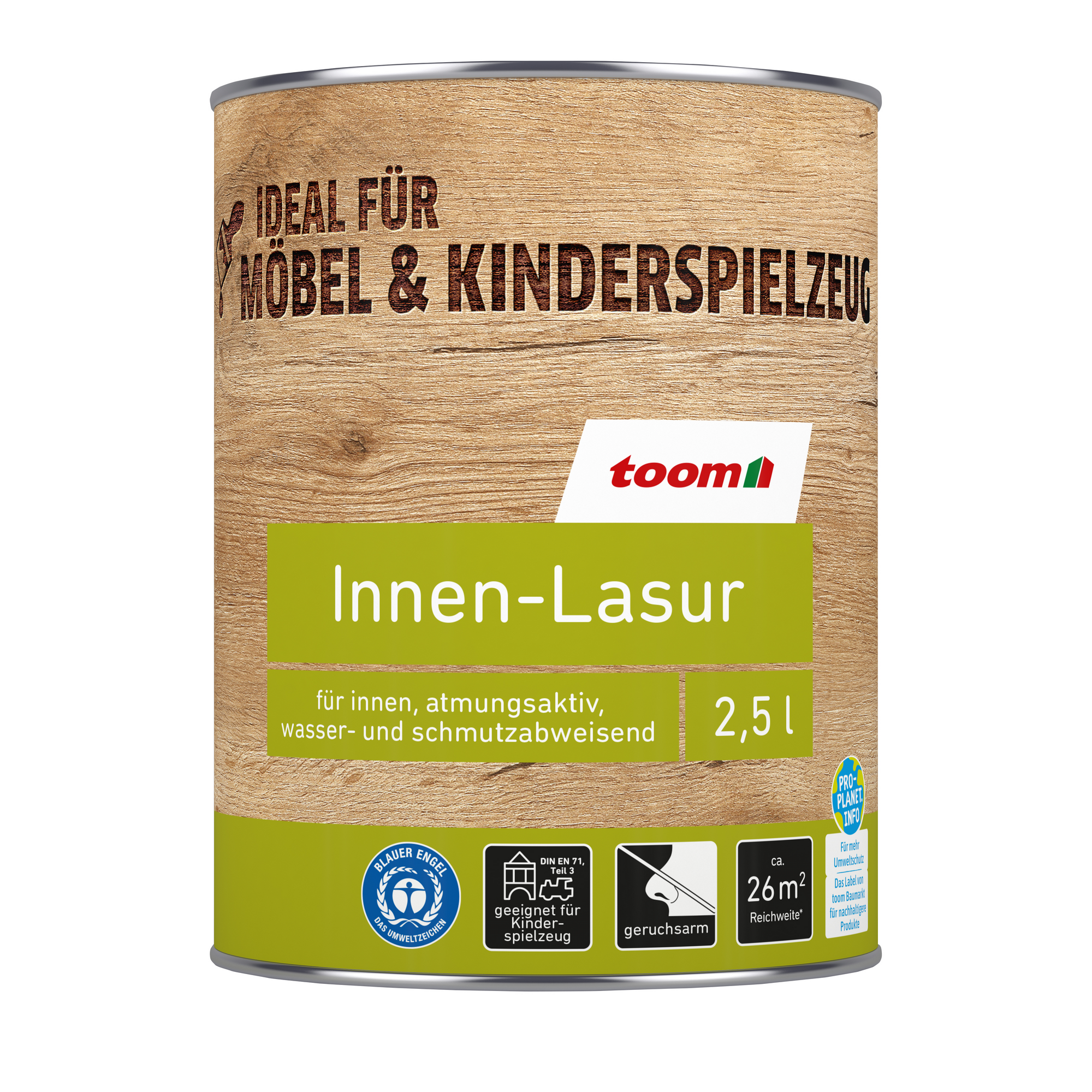 Lasur 'Natur' beige 2,5 l