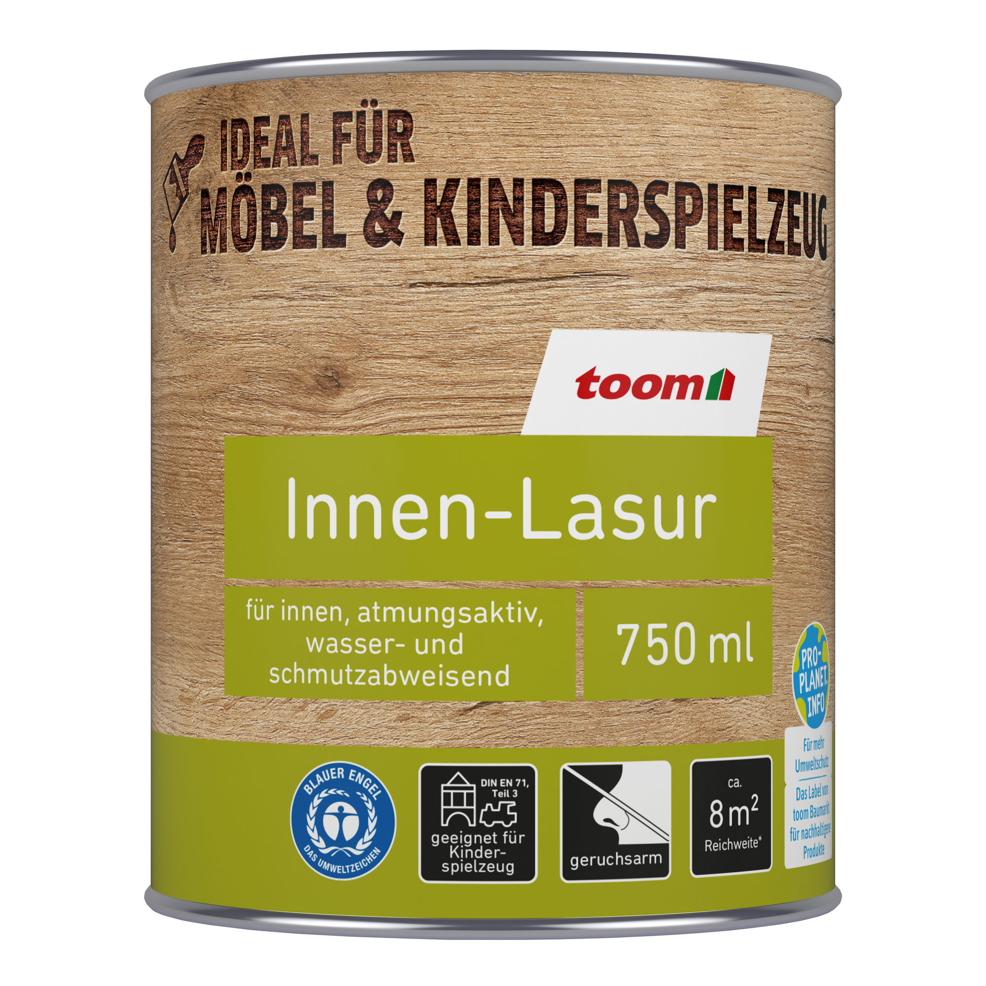 Lasur ebenholzfarben 750 ml