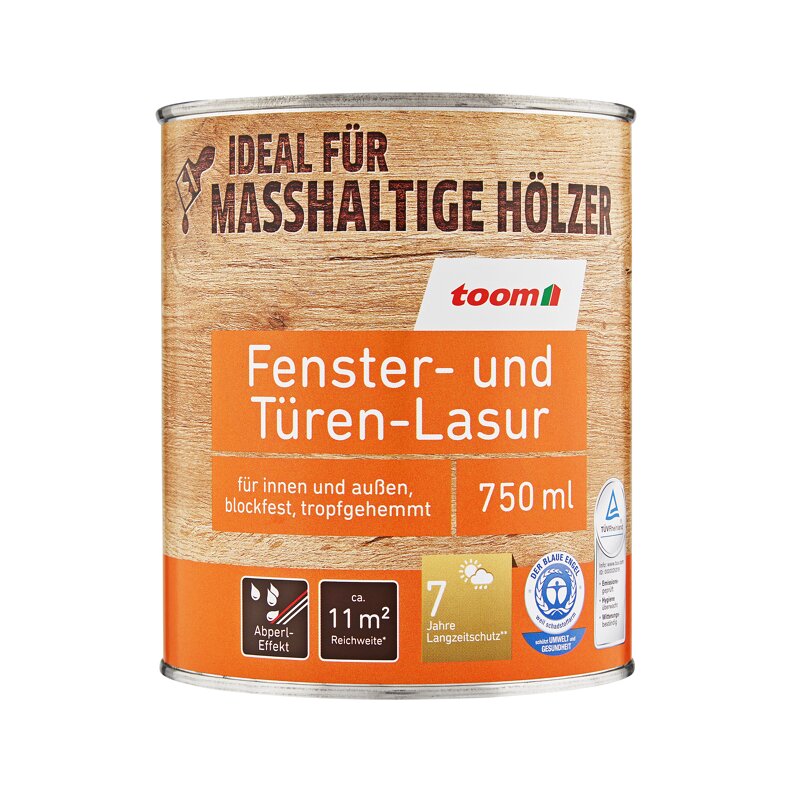 toom Fenster und TürenLasur weiß 750 ml ǀ toom Baumarkt