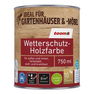 Wetterschutz-Holzfarbe schwarz 750 ml