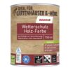 Wetterschutz-Holzfarbe 'Schwedenrot' rot 750 ml