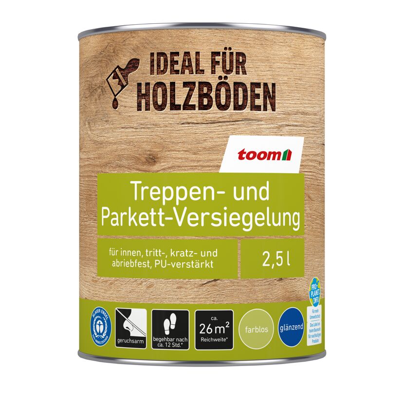toom Treppen- und Parkett-Versiegelung, 2,5l