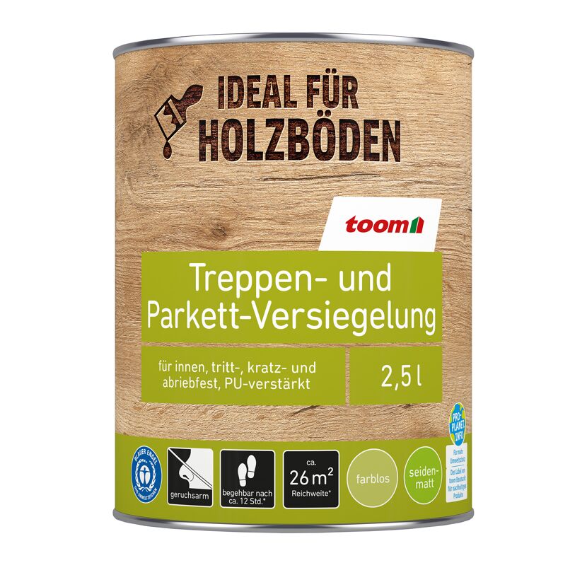 toom Treppen- und Parkett-Versiegelung 2,5l
