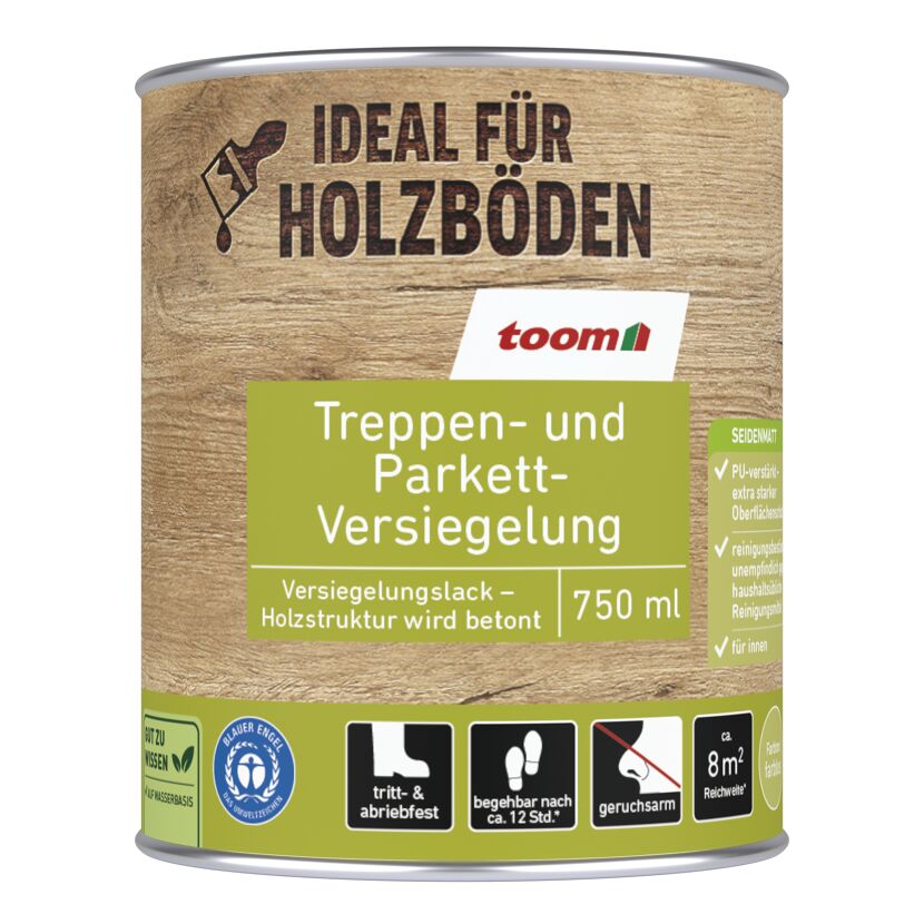Treppen- und Parkett-Versiegelung transparent 750 ml