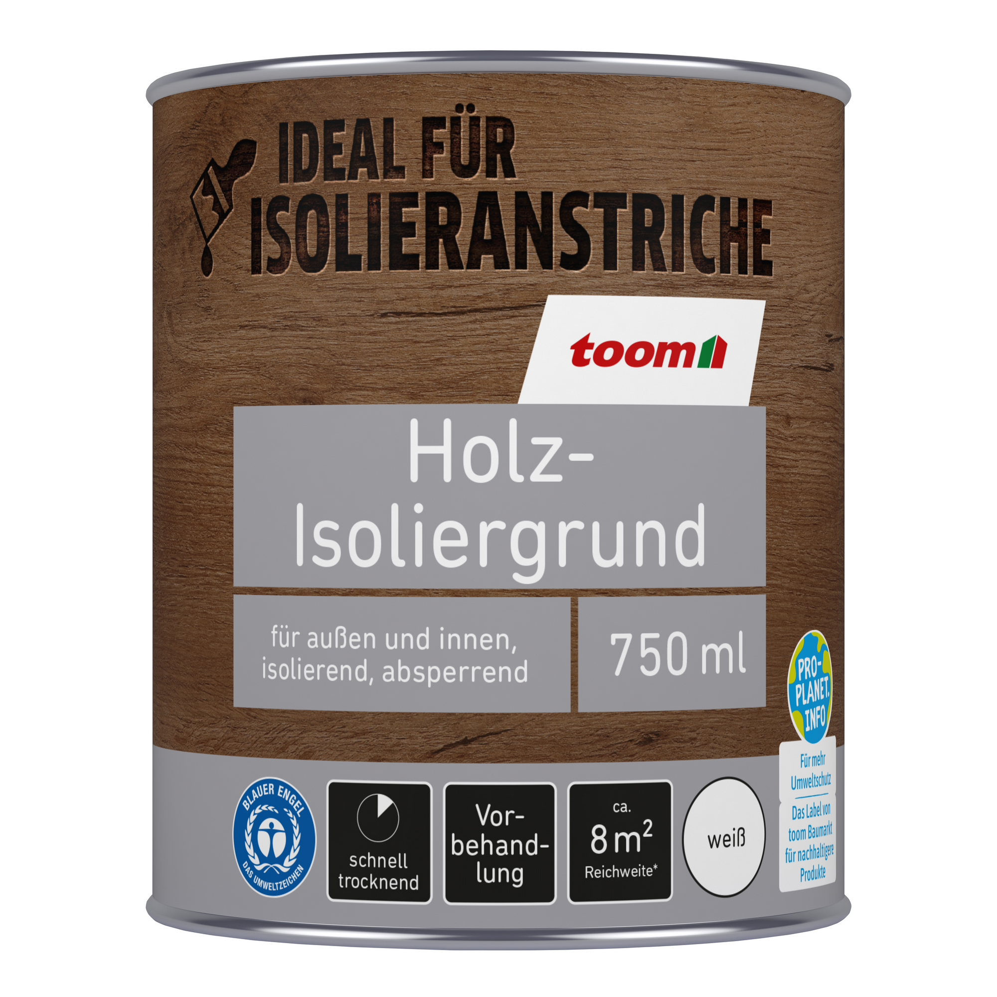Holzisolierung weiß 750 ml + product video