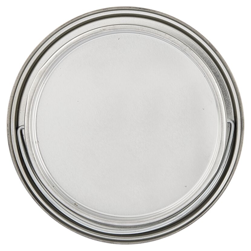 Metalldeckel einer Farbdose