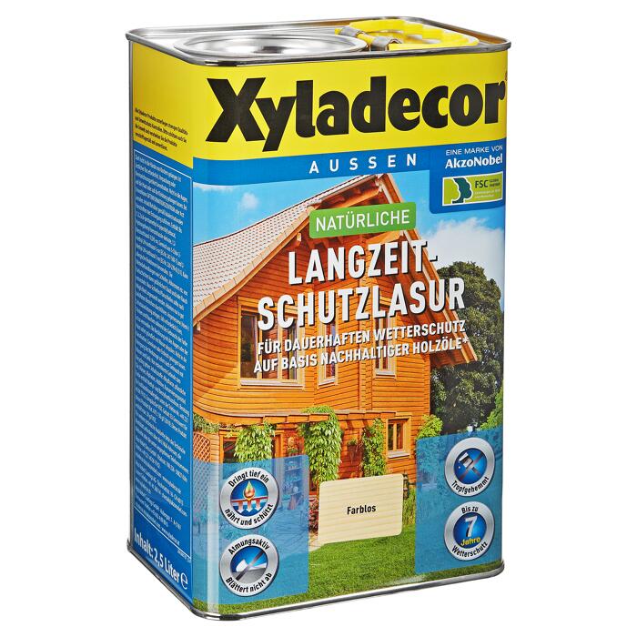 Xyladecor Langzeit Holzschutzlasur Farblos 2 5 L ǀ Toom Baumarkt