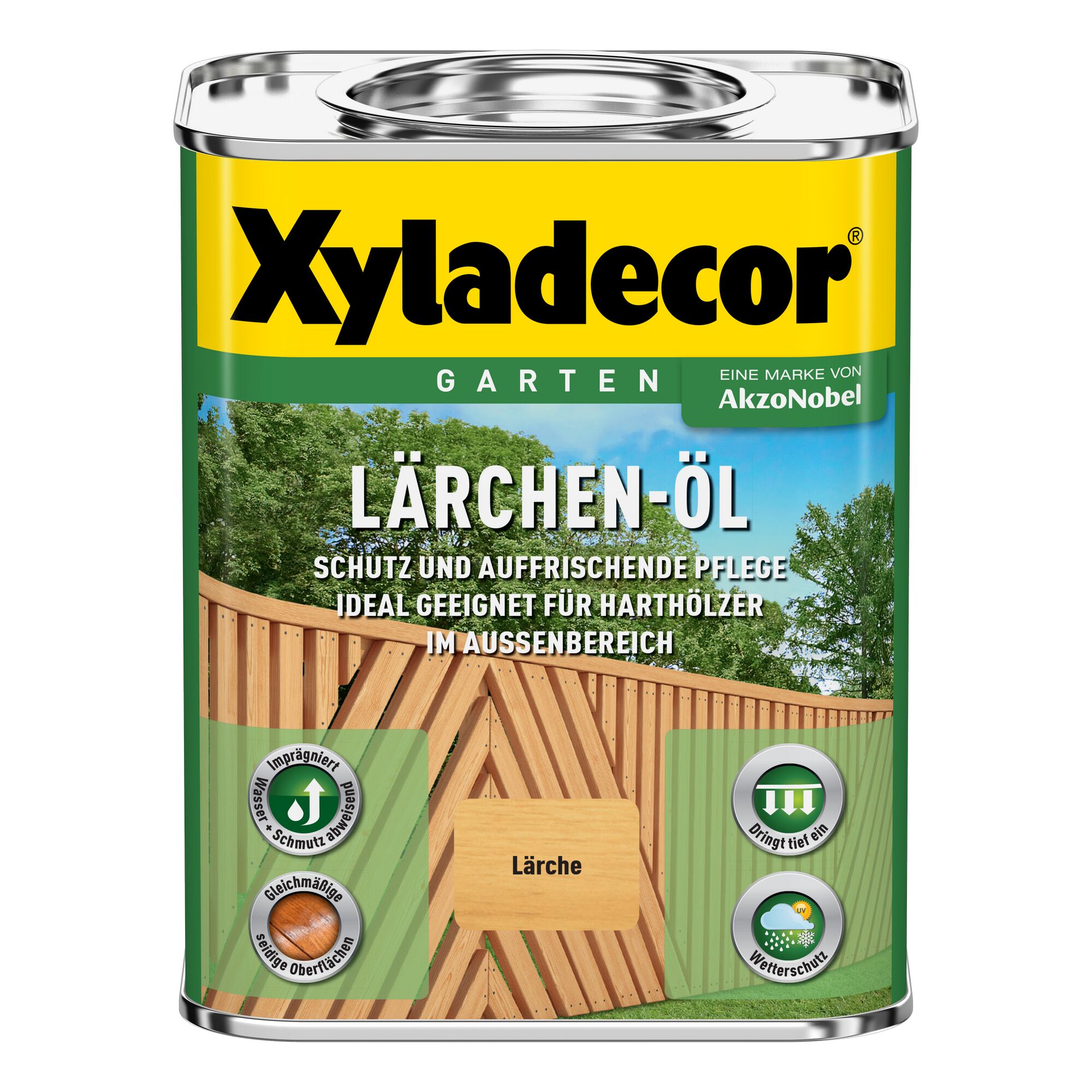 Xyladecor Lärchenöl für Harthölzer im Außenbereich