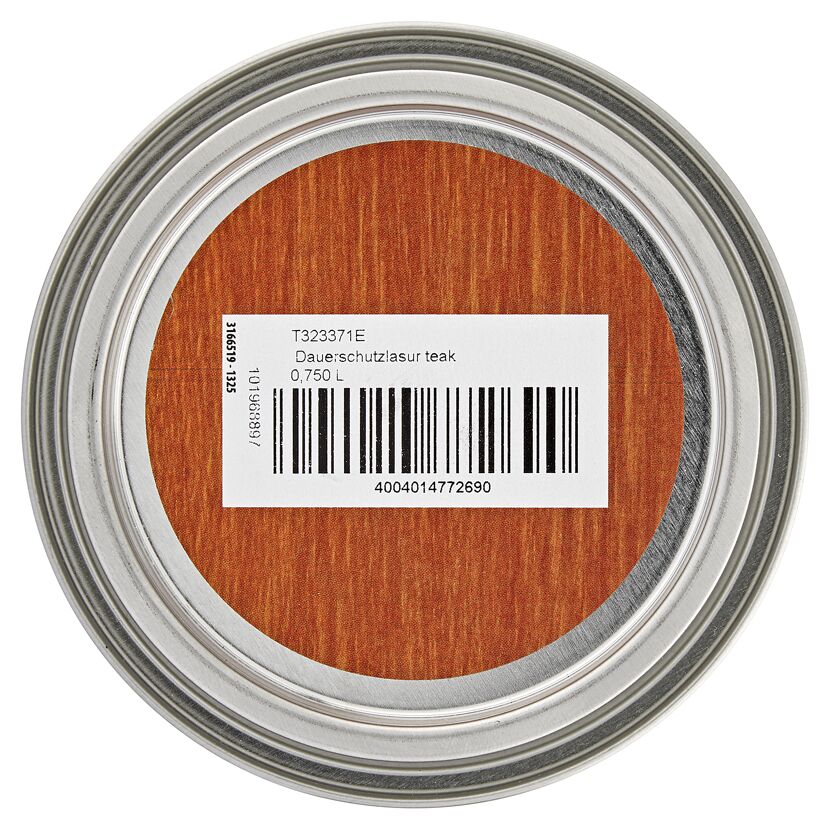 Dauerschutzlasur teakfarben 750 ml