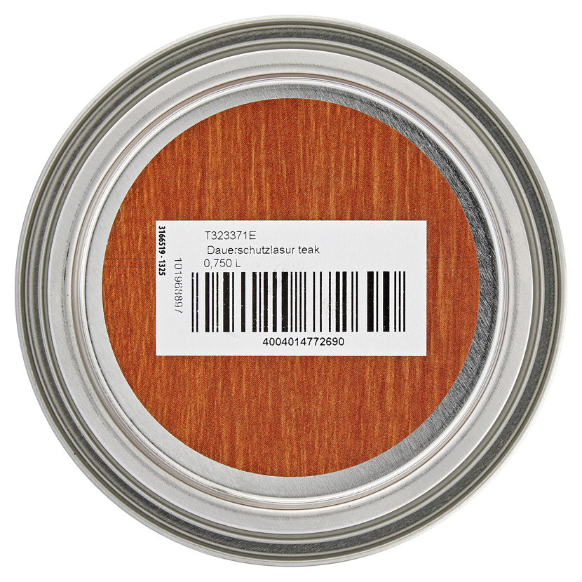 Dauerschutzlasur teakfarben 750 ml