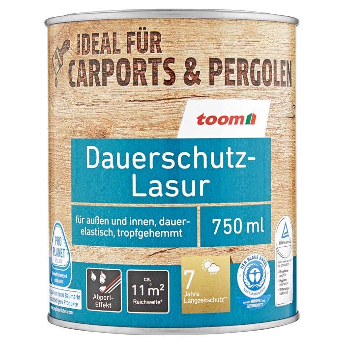 Toom Dauerschutz Lasur Palisanderfarben 750 Ml ǀ Toom Baumarkt