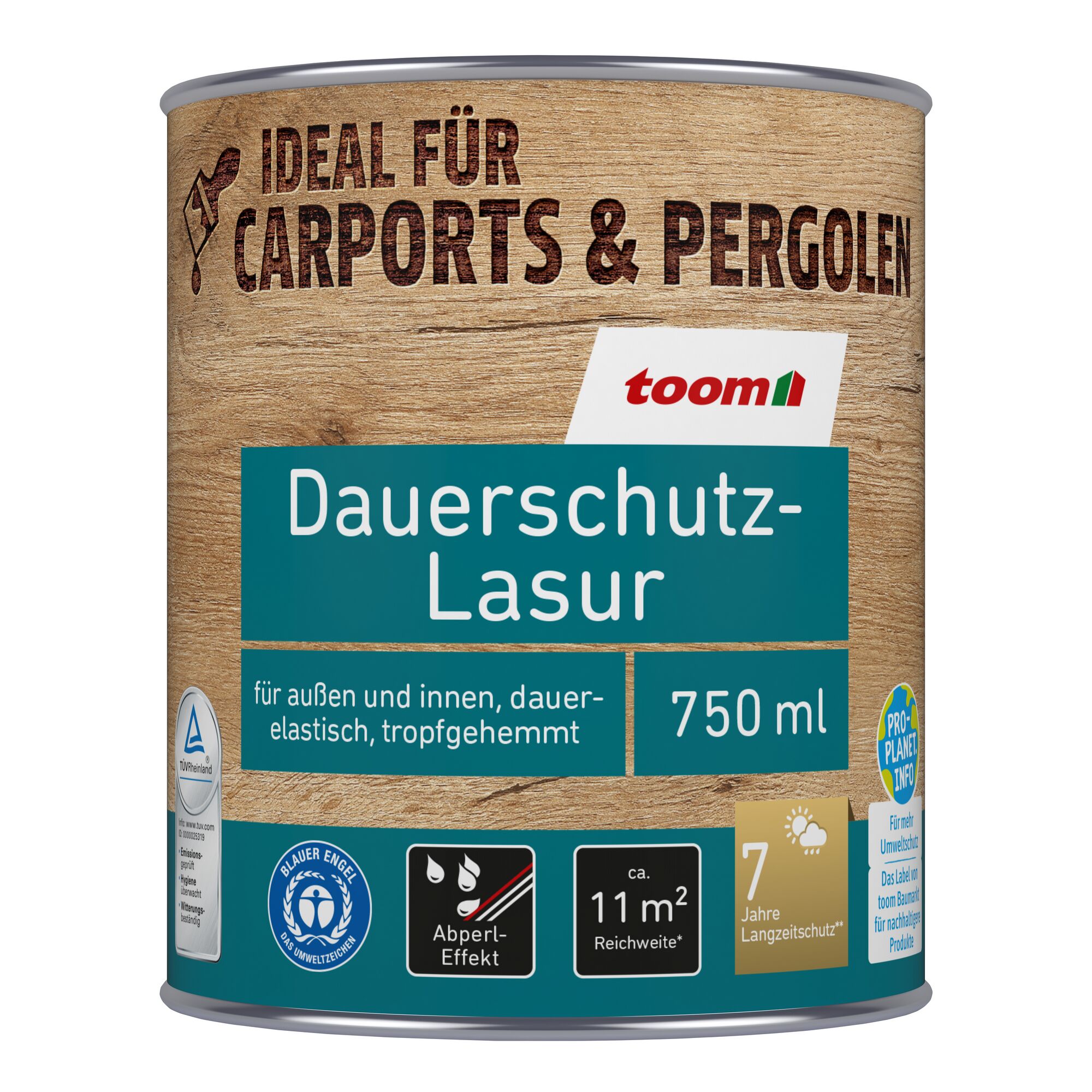 toom Dauerschutz-Lasur 750 ml