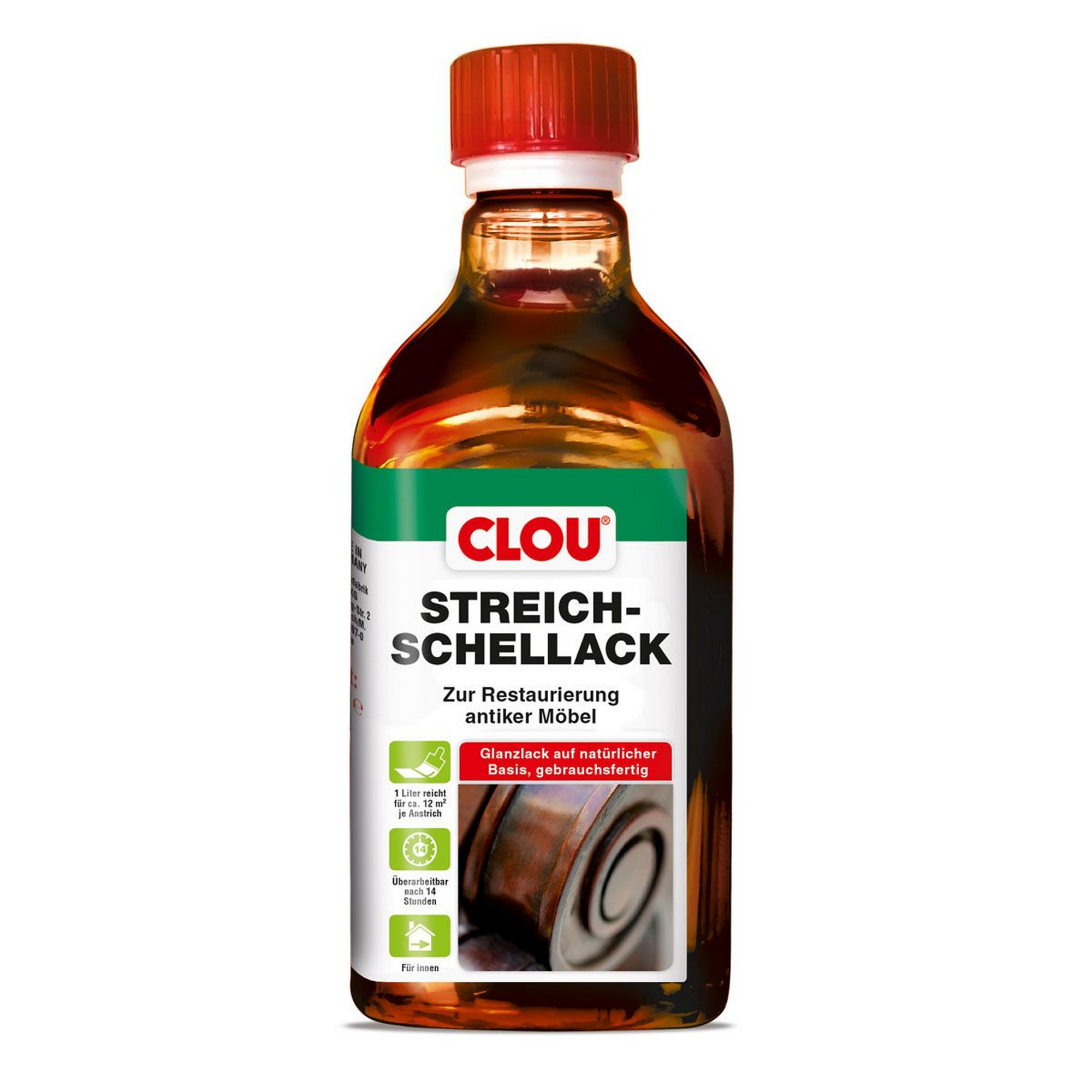 Streich-Schellack farblos 250 ml + product picture