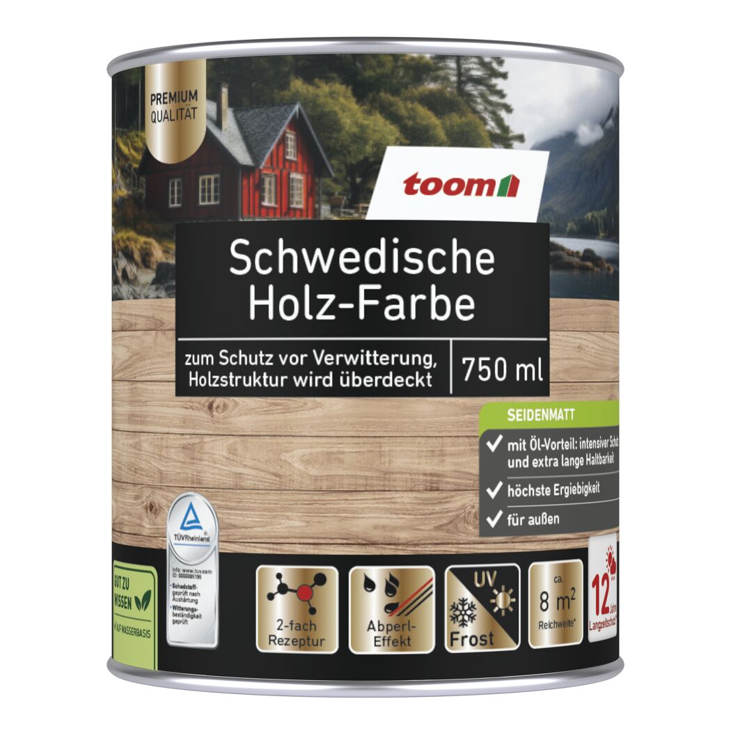 Schwedenhausfarbe enzianblau 750 ml