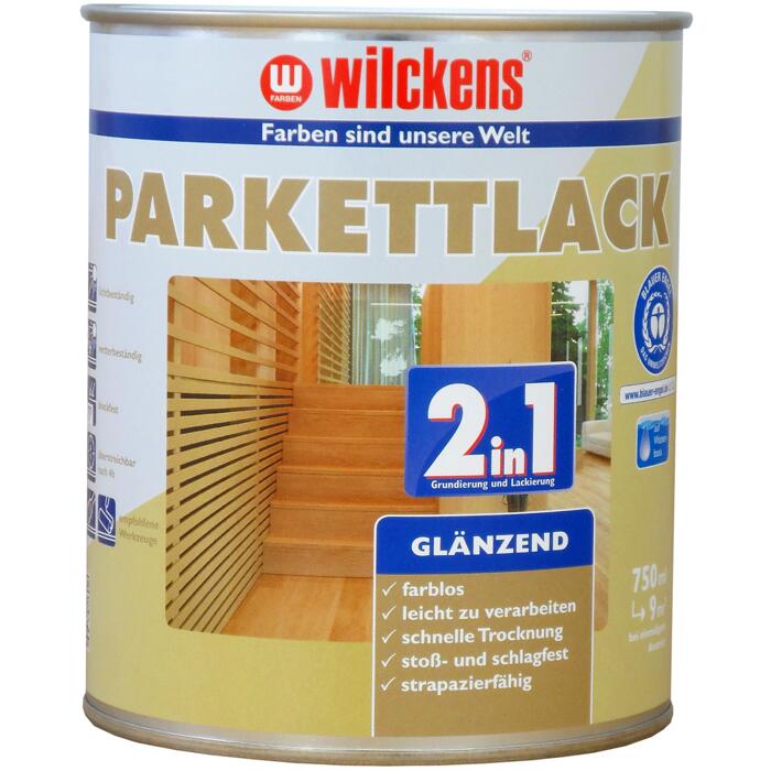 Wilckens Farben Gmbh Parkettlack 2 In 1 Glanzend Farblos 0 75 Liter ǀ Toom Baumarkt