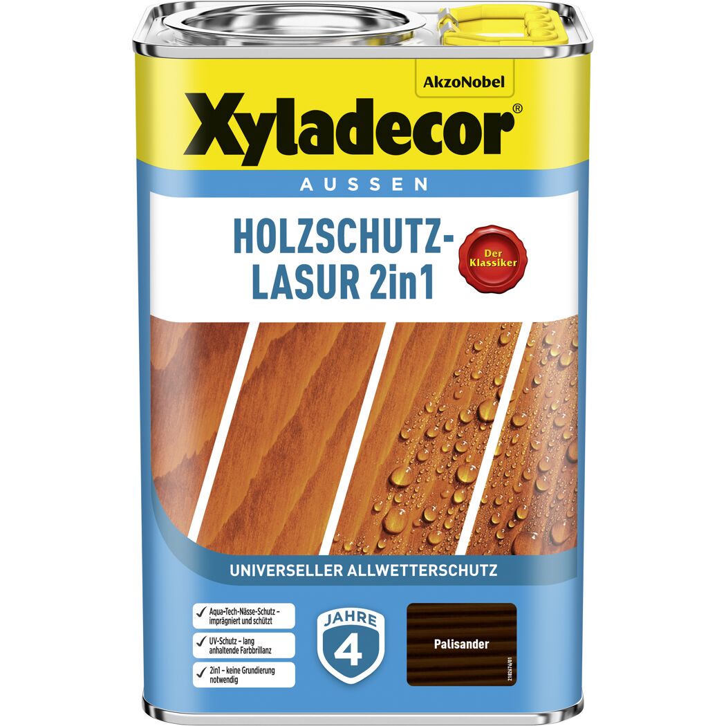 Xyladecor Holzschutz-Lasur 2in1 Palisander