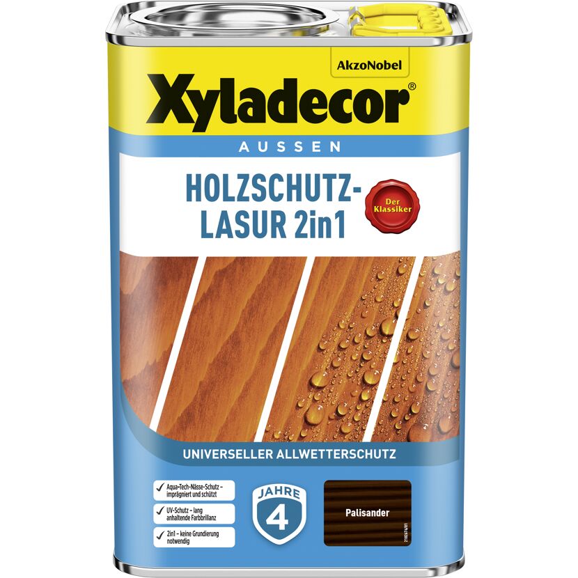 Xyladecor Holzschutz-Lasur 2in1 Palisander