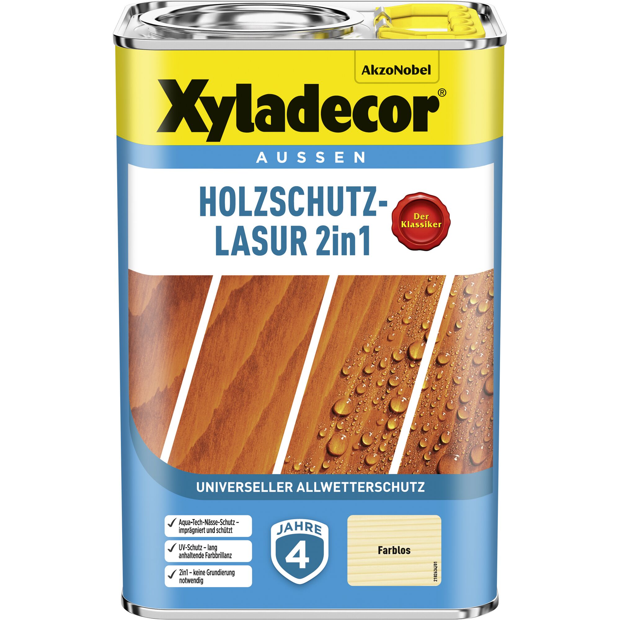 Xyladecor Holzschutz-Lasur 2in1 farblos