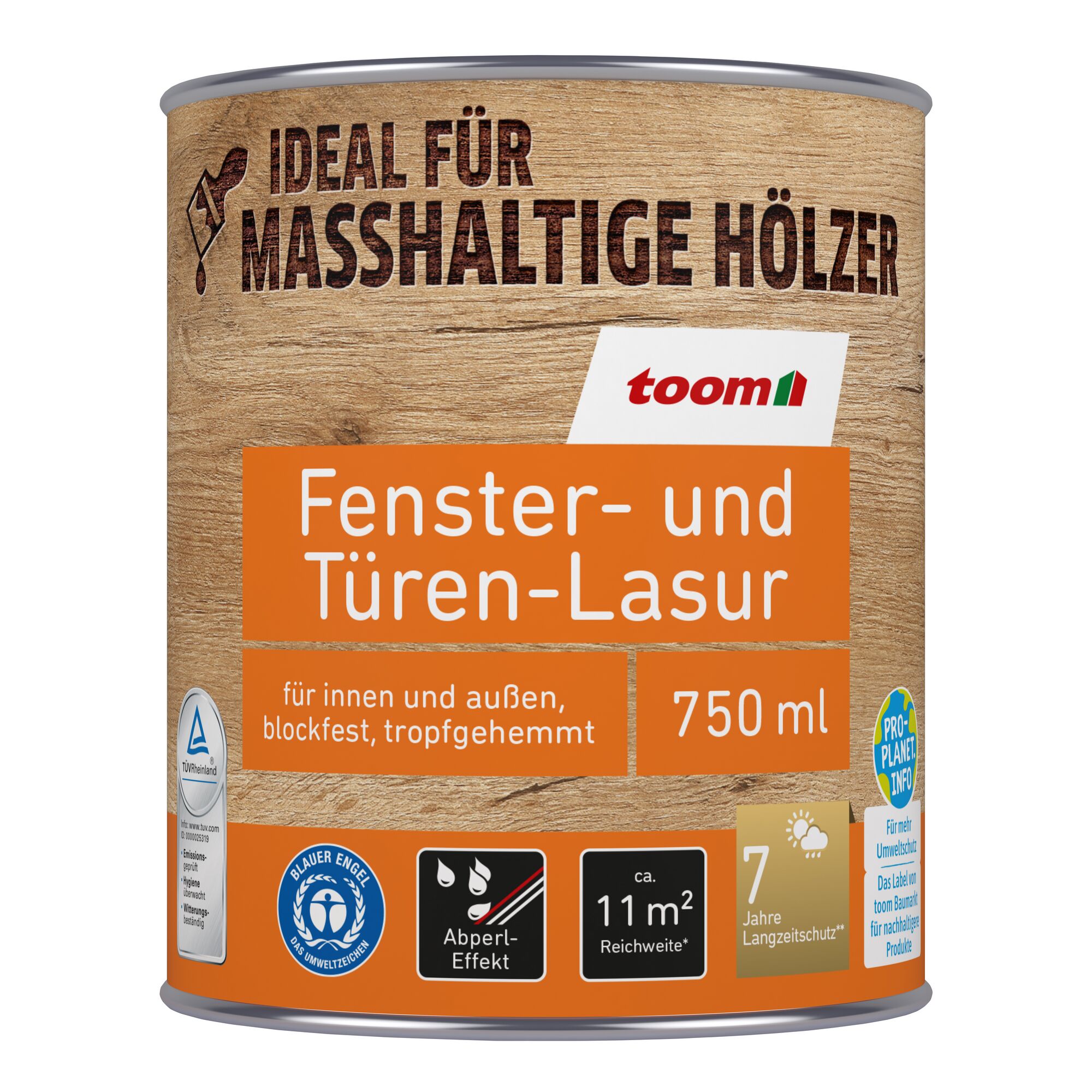 toom Fenster- und Türen-Lasur 750 ml