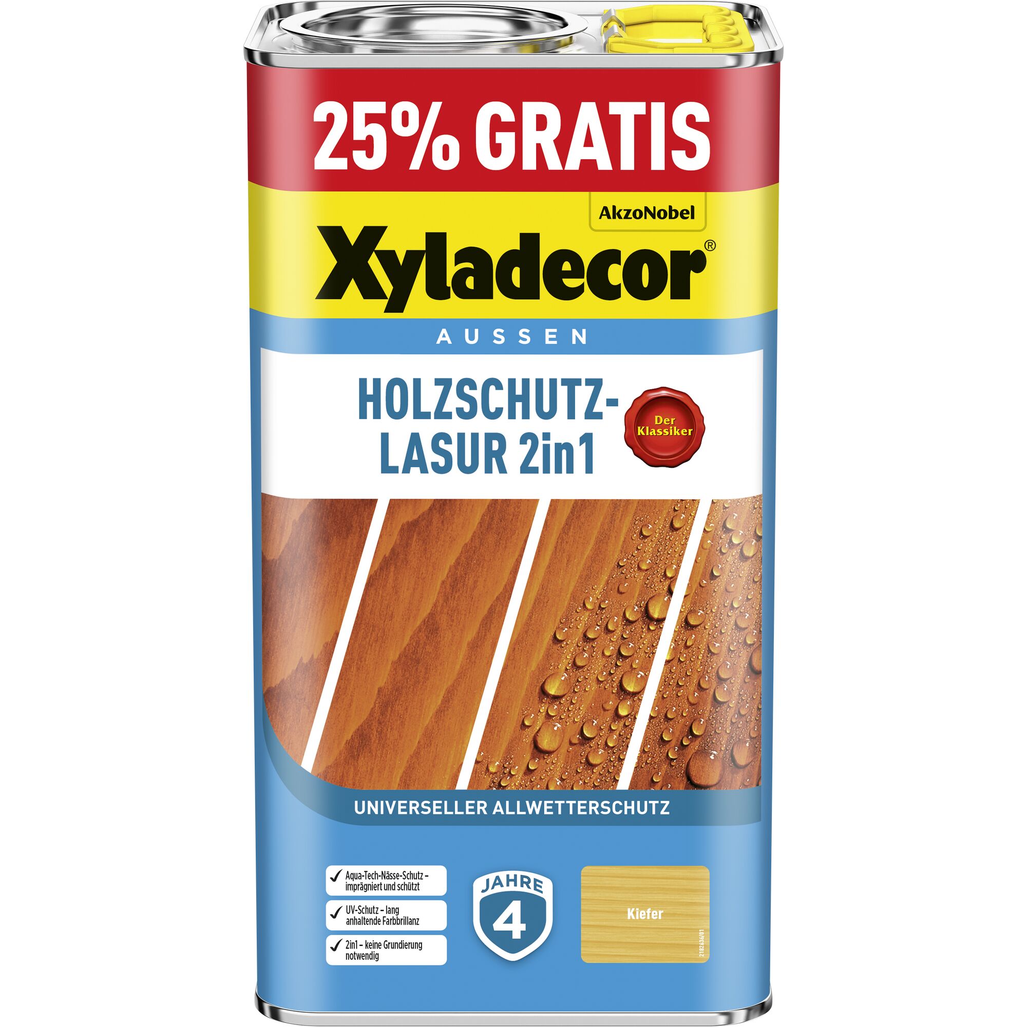 Xyladecor Holzschutz-Lasur 2in1 Kiefer