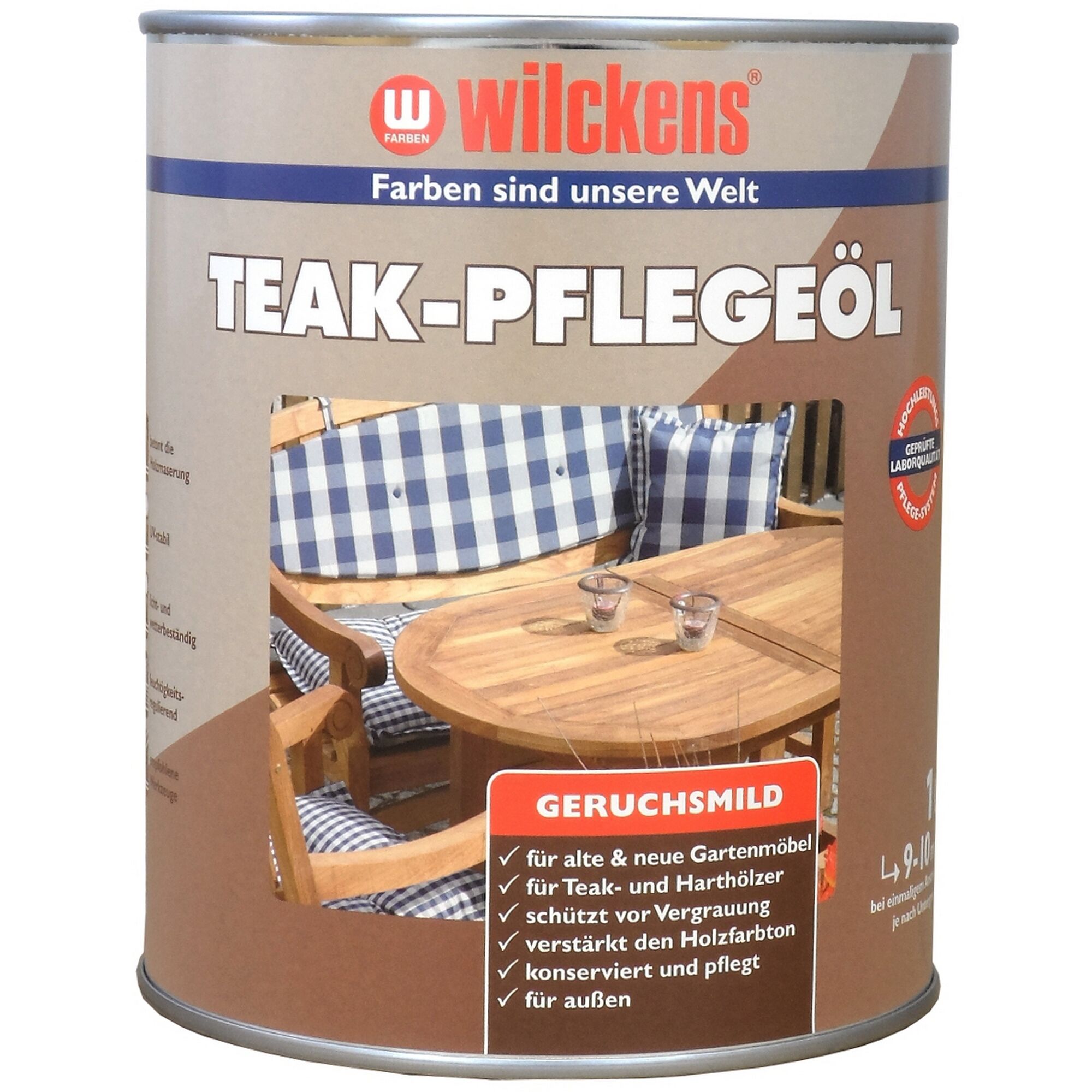 Wilckens Teak-Pflegeöl für Gartenmöbel