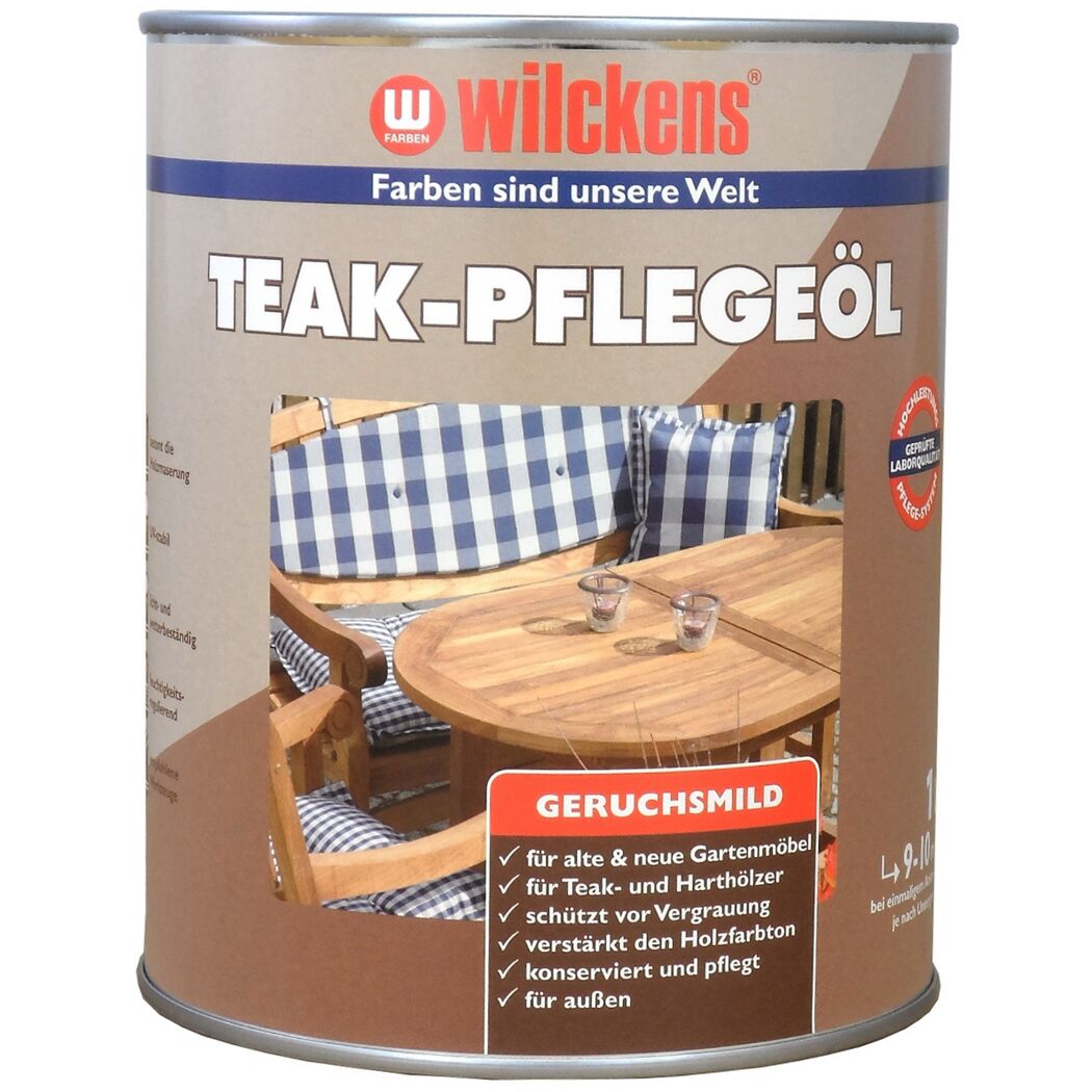 Wilckens Teak-Pflegeöl für Gartenmöbel