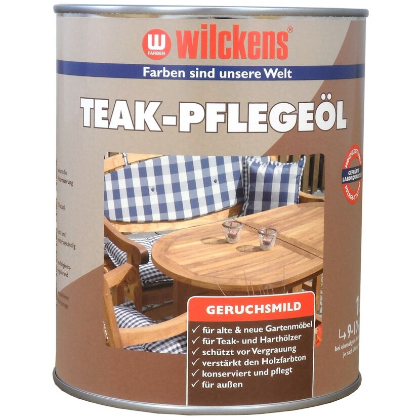 Wilckens Teak-Pflegeöl für Gartenmöbel