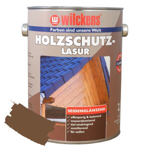 Holzschutzlasur nussbaumfarbend seidenglänzend 2,5 l