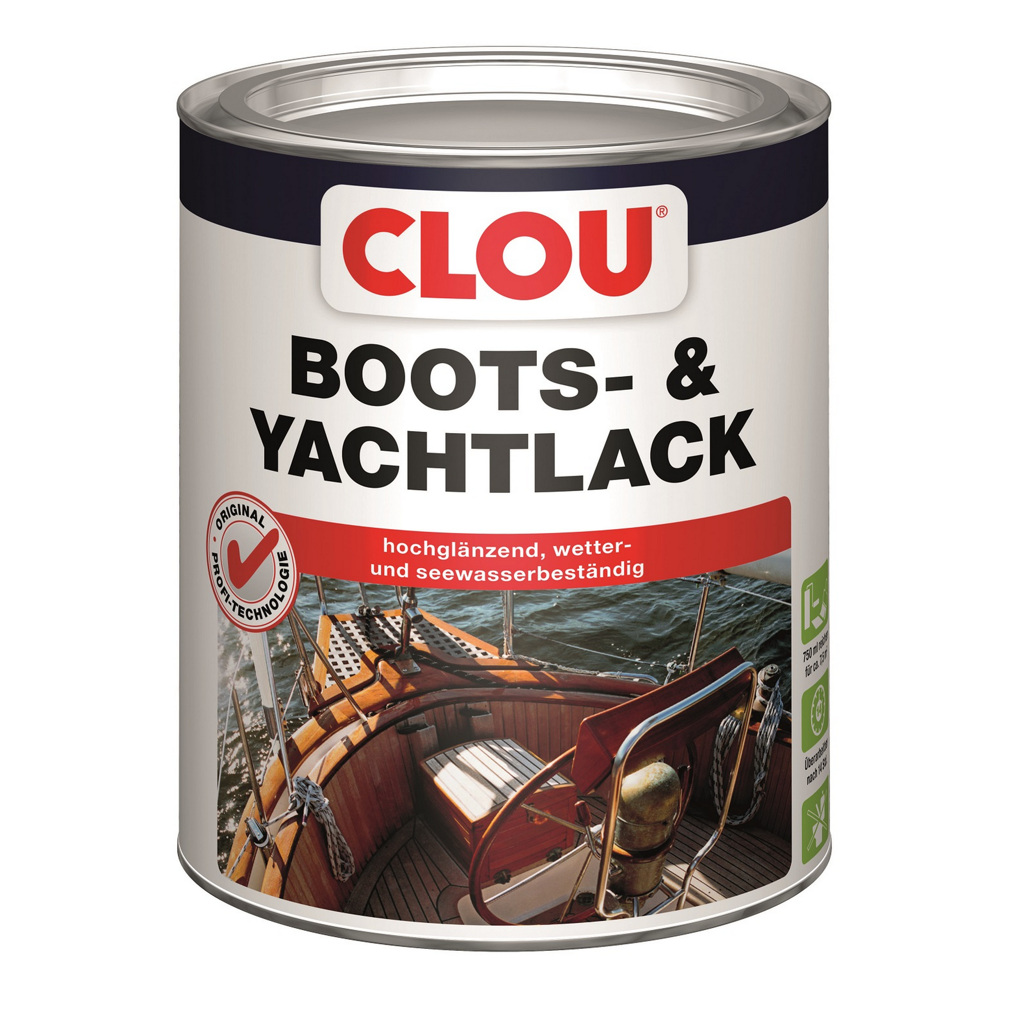 Boots- & Yachtlack transparent glänzend 750 ml + product picture