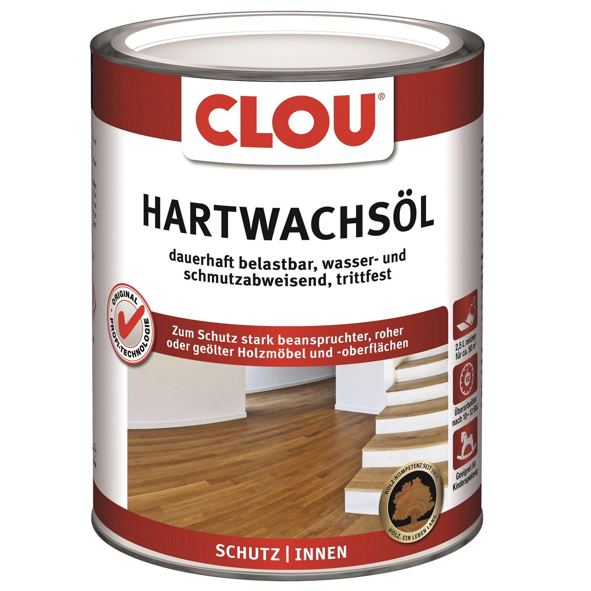 CLOU Hartwachsöl für Holzmöbel und -oberflächen