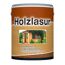 Dose mit Holzlasur für den Außenbereich