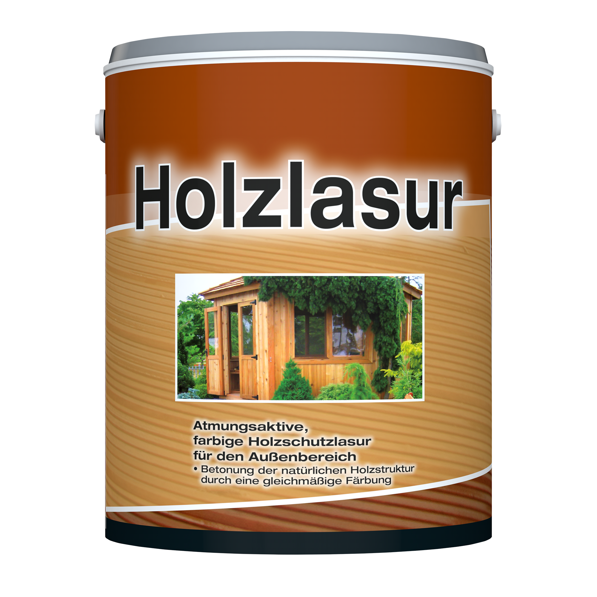 Holzlasur nussbaumfarben dunkel 5 l + product picture