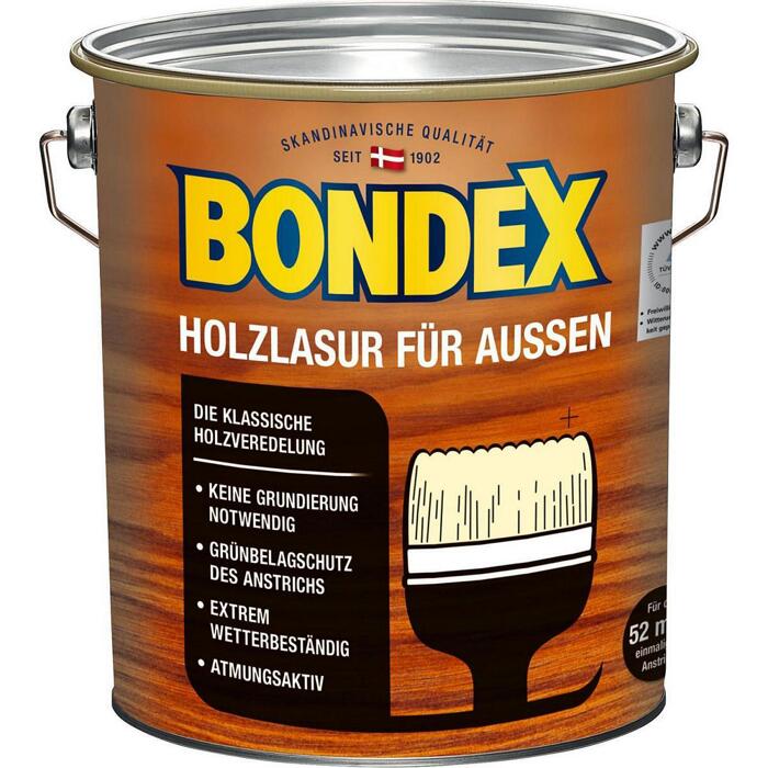 Bondex Holzlasur Fur Aussen Nussbaum 4 L ǀ Toom Baumarkt