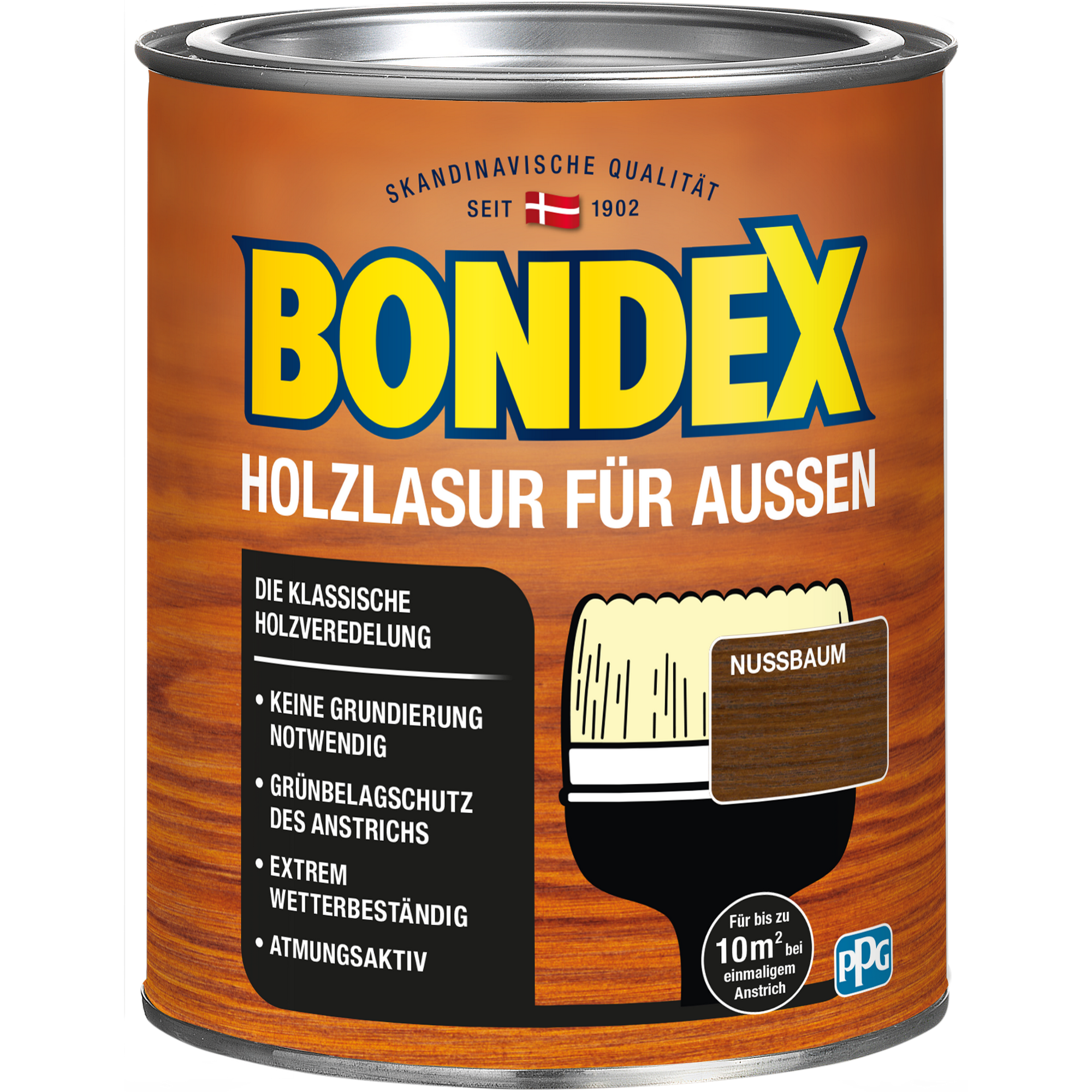 Holzlasur nussbaumfarben 750 ml + product picture