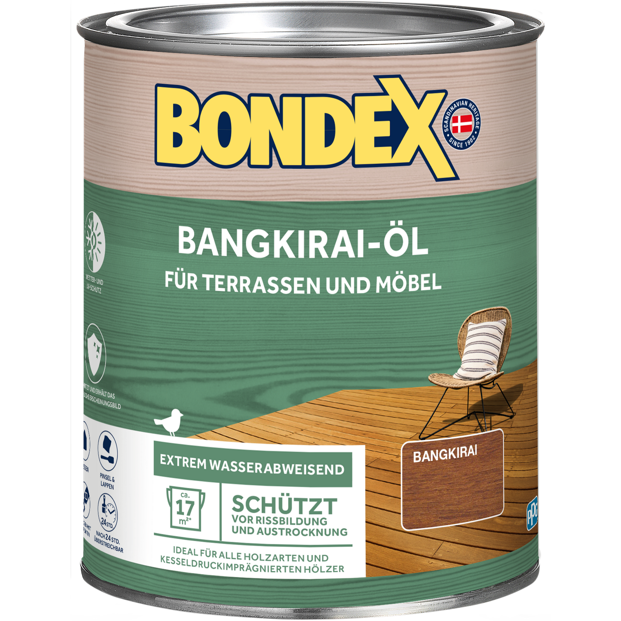 Holzöl bangkiraifarben 750 ml + product picture