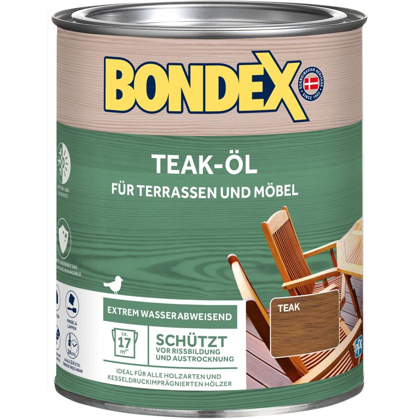 Bondex Teak-Öl für Terrassen und Möbel