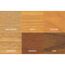 Holzfarben: Teak-Farblos, Lärche, Douglasie, Eukalyptus, Bangkirai, Teak