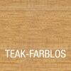 Teakholz, farblos