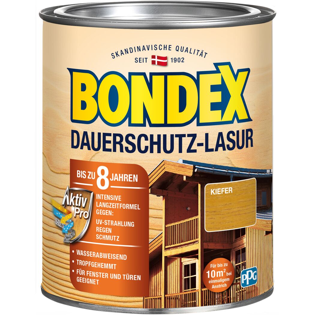 Dauerschutzlasur kieferfarben 750 ml