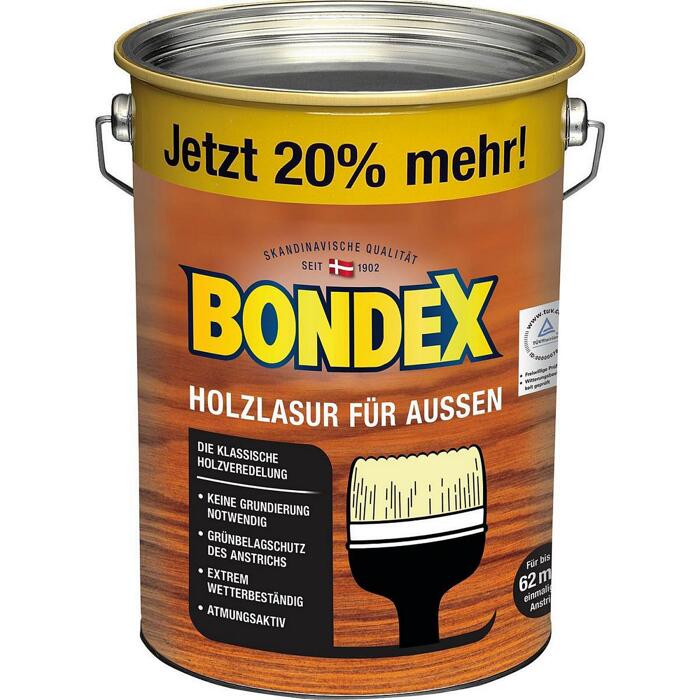 Bondex Holzlasur Fur Aussen Teak 4 8 L ǀ Toom Baumarkt